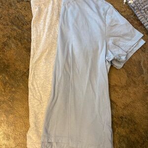 Women’s Light Blue and Gray T-Shirt Set (two)